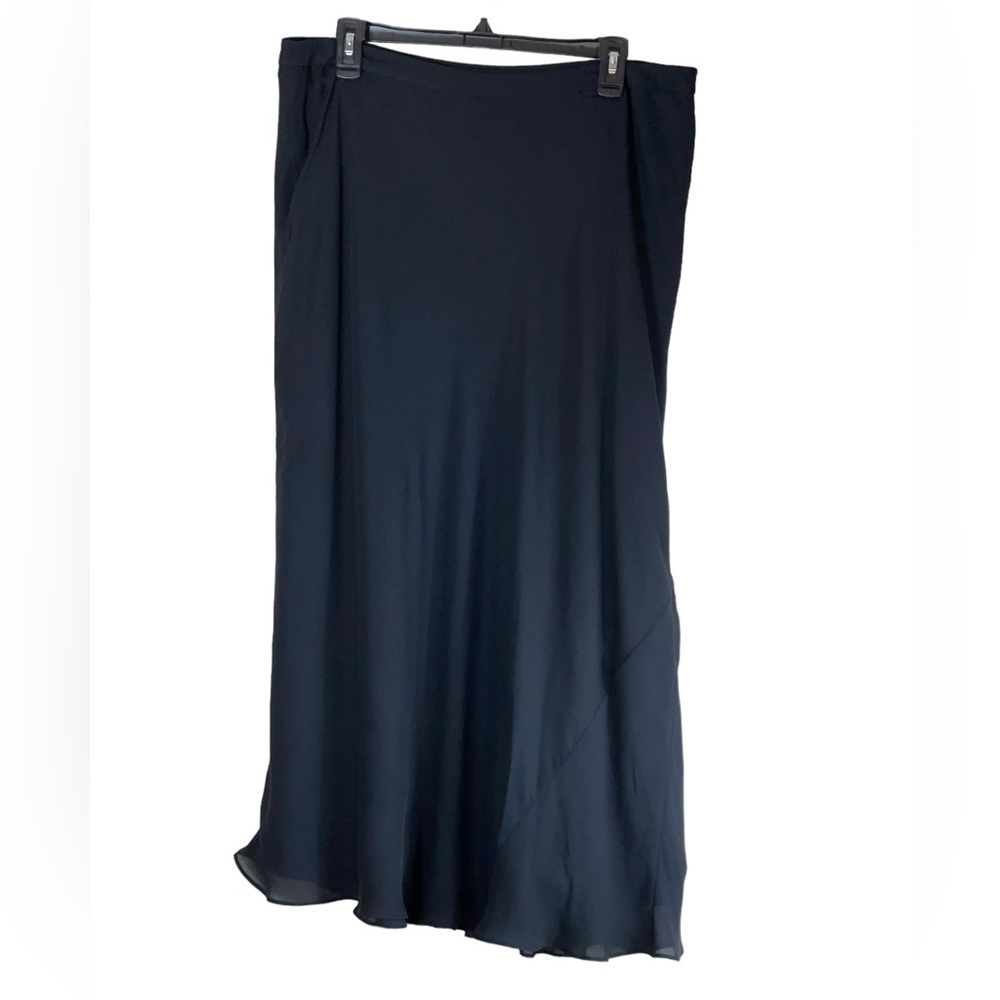 INC International Concepts silk wrap skirt. Size 16W EUC #C2279 - Picture 4 of 6